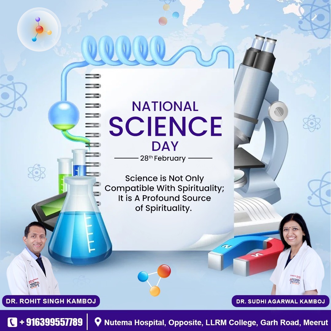Science is Not Only Compatible With Spirituality; It is A Profound Source of Spirituality.
.
.
𝐍𝐚𝐭𝐢𝐨𝐧𝐚𝐥 𝐒𝐜𝐢𝐞𝐧𝐜𝐞 𝐃𝐚𝐲
.
.
#natioanalscienceday #ScienceCelebration #ScientificSpirit #ScientificLegacy #ProudScientist #drsudhiagarwalkamboj #Twitter  #Meerut