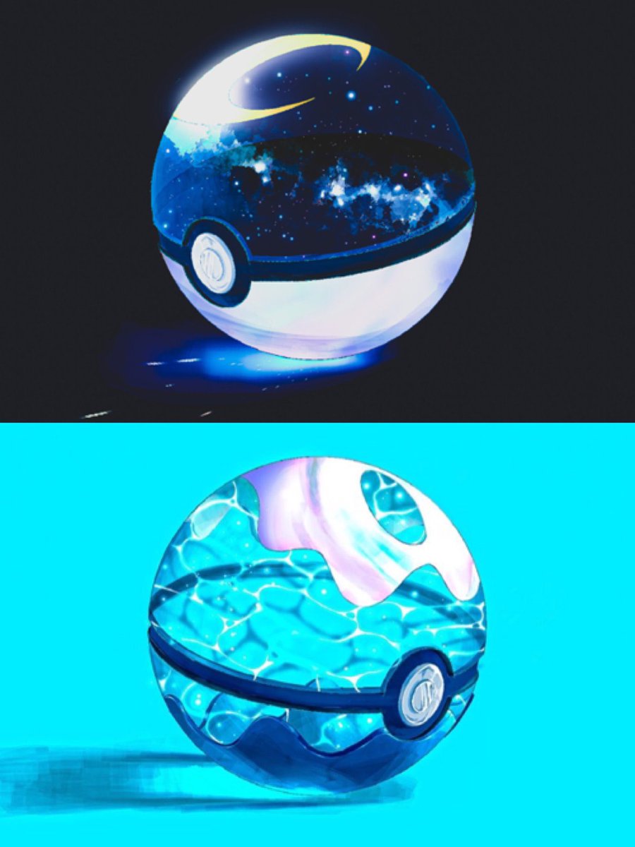 no humans poke ball still life simple background star (sky) blue theme water  illustration images