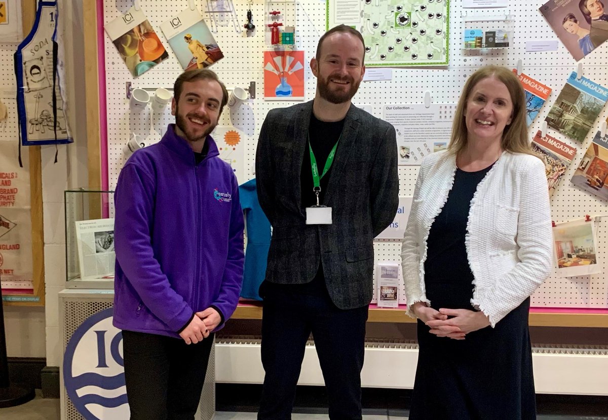 Delighted to welcome James from @WEcic_ to Catalyst! He updated Clare & Charlie on how the 'Prescriptions for Joy' initiative is going; working with #Halton businesses to offer free wellbeing treats, like free tickets to Catalyst! Call 01928 589 799 for more info.