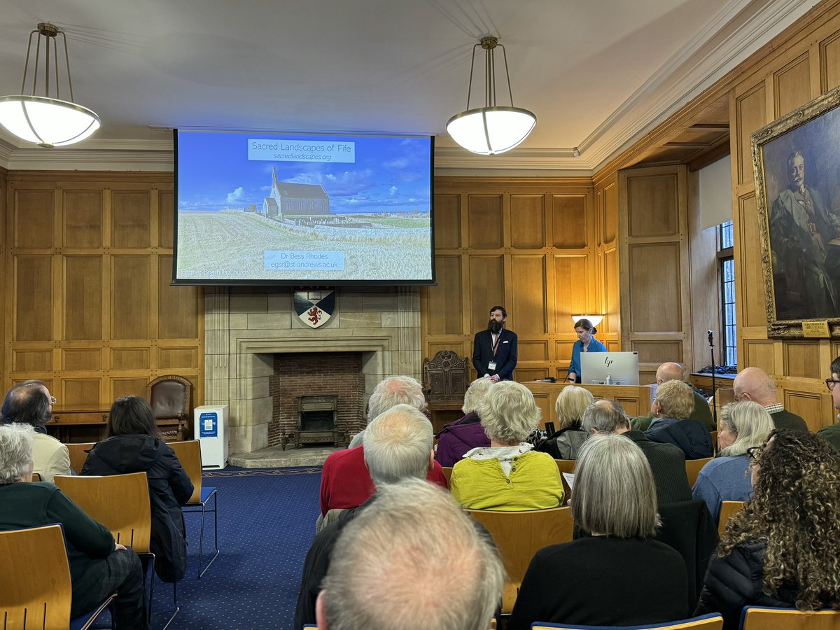 Pleased to be at the launch of the new Sacred Landscapes interactive website - the culmination of a 3 year project @divinitysta to study the Christian landscapes of Fife sacredlandscapes.org