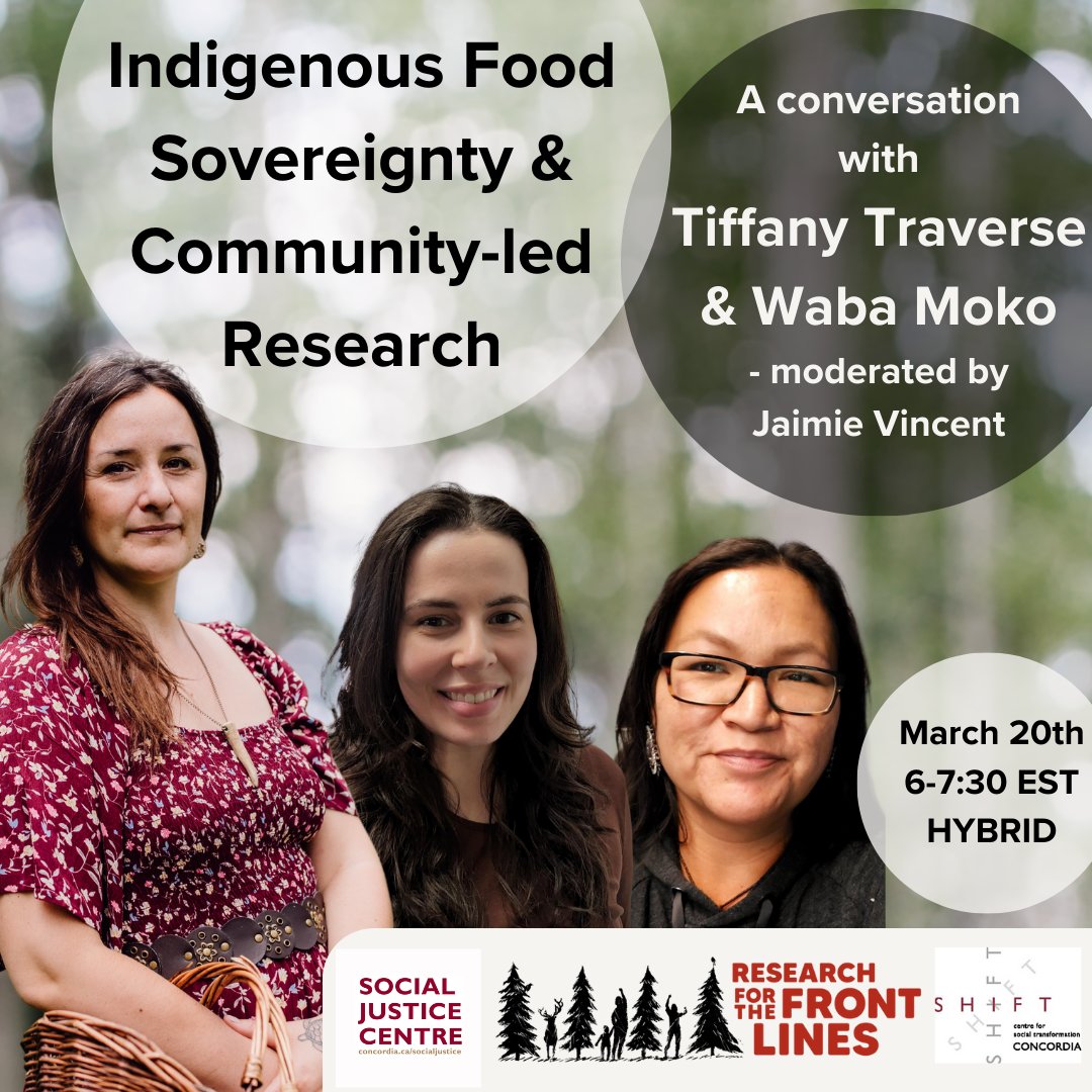 Join is for this conversation! facebook.com/events/4141152…
Join in person in at SHIFT Centre in Tiohtià:ke/Mooniyang/Montreal, or online over zoom by registering here: us06web.zoom.us/meeting/regist…