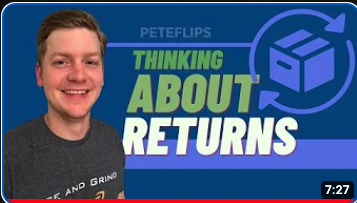 Returns can kill your Amazon business.

I made a video that breakdown my thought process on returns and how to plan for them before you buy.

It's yours free.

RT and reply 'Returns' and I will send you the video.

Must be following to get DM.