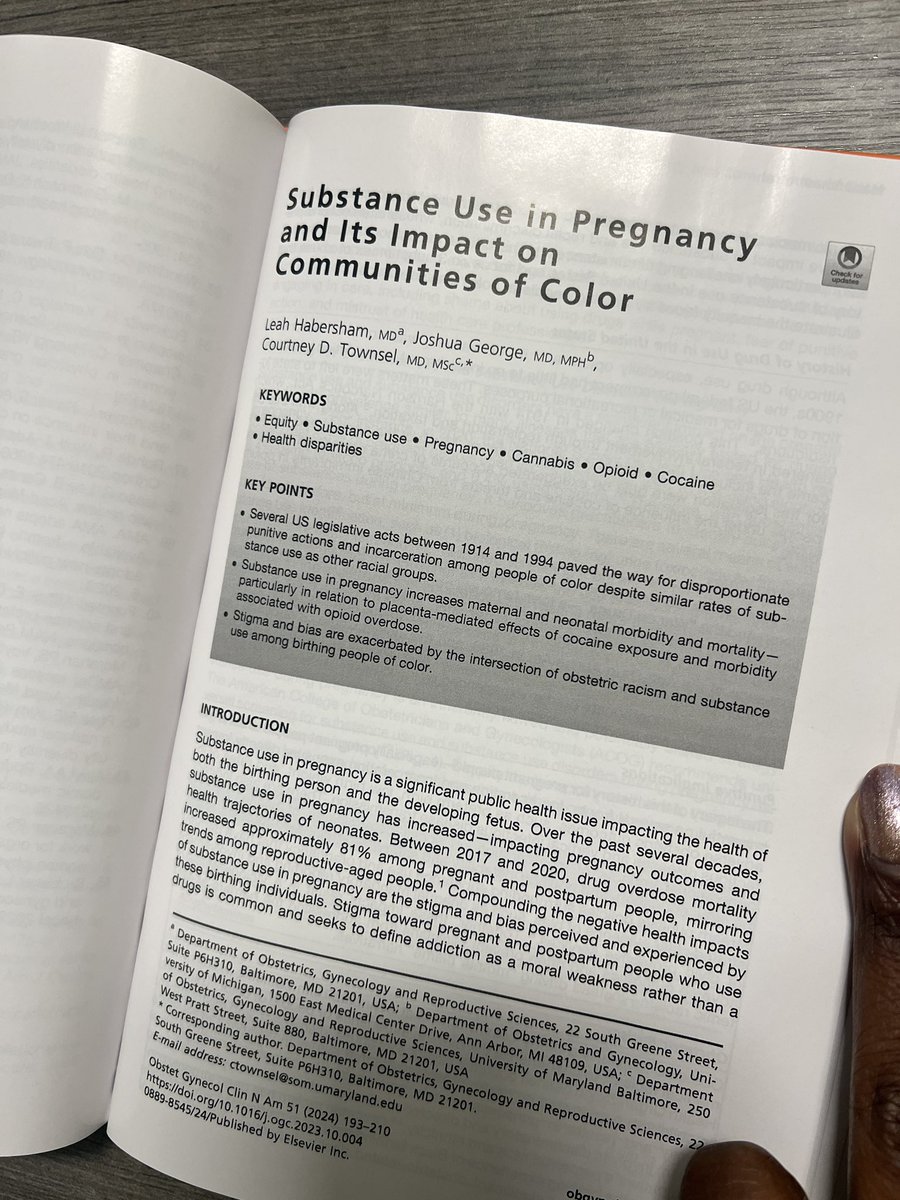 The book 📕 is here & I'm bursting with gratitude for my team and editor #VershaPleasant. Addressing the intersection of obstetric racism, #SUD, and #stigma in birthing POC was a #TeamEffort. #SeeKeyPoints #WeMustDoBetter to create change!