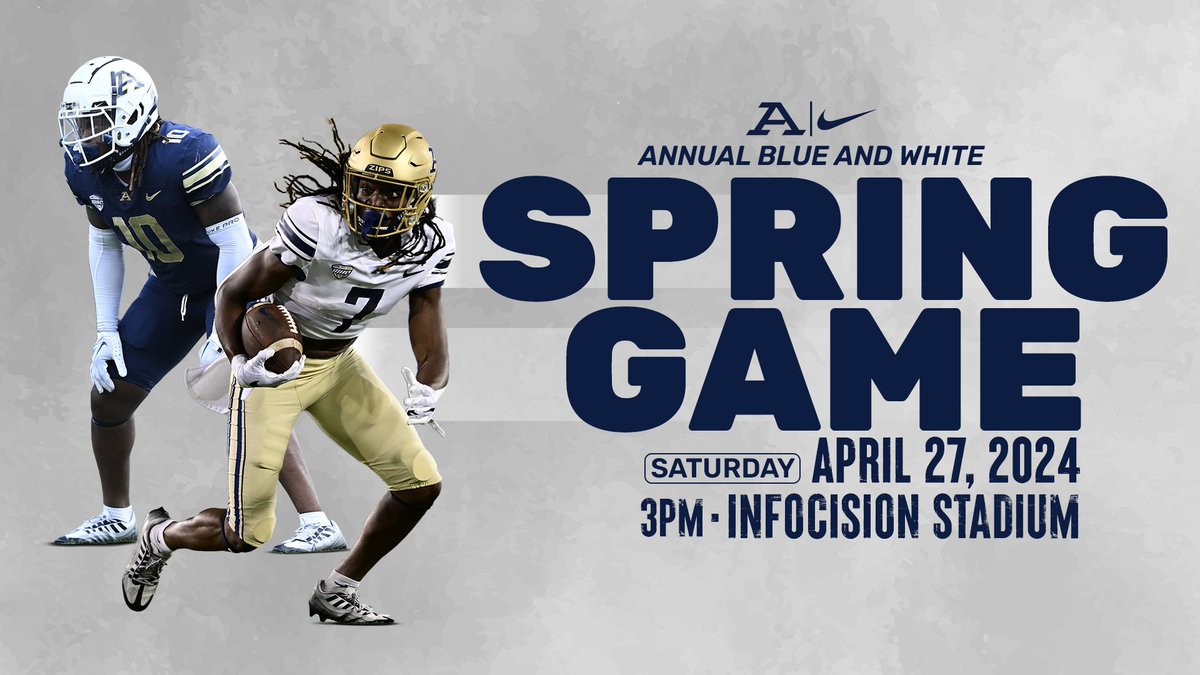 Can’t wait to be back at InfoCision Stadium 🏟️ 🔵⚪️ Blue & White Spring Game 🗓️ April 27th 🕒 3 PM ET 🎟️: Free Admission #GoZips | 🦘