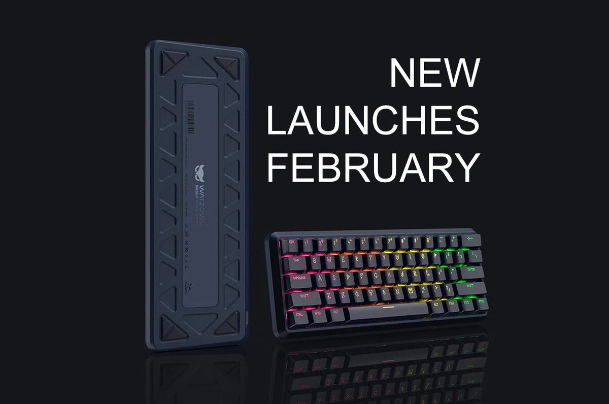 Last week on MechKeys, we have launched some amazing new products. We have a brand new Special New Year edition for THUNEROBOT ML903 NearLink Mouse, New Keyboards with Magnetic Switches, and more.

More Info:-
mechkeys.com/blogs/news/wee…

#MechKeys #February #LatestRelease