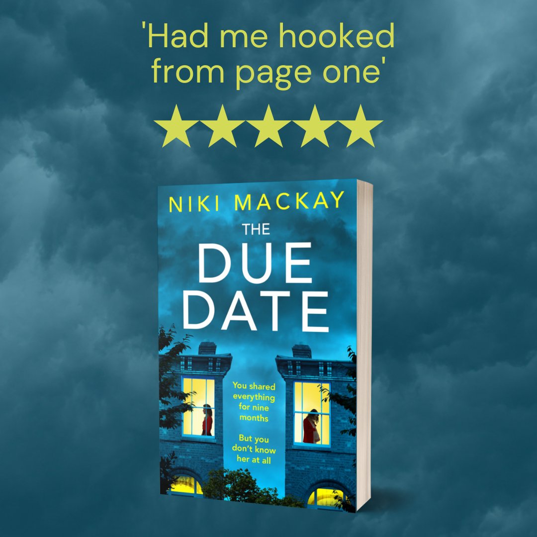 Have you picked up #TheDueDate by @NikiMackayBooks yet? 'Had me hooked from page one' ⭐⭐⭐⭐⭐ Get your copy now: headline.co.uk/titles/niki-ma…