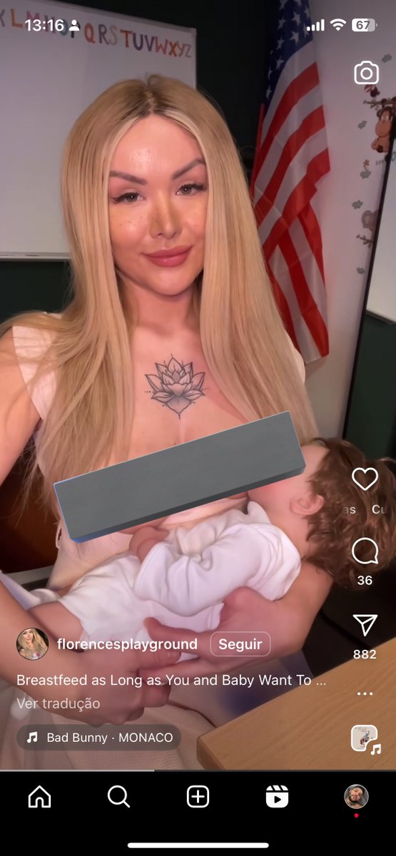 tava rolando meu reels vendo memes e do nada sem contexto nenhum apareceu um vídeo de uma mulhe com os peito de fora fiquei chocado sem entender porra nenhuma daí fui ver na legenda e aparentemente o instagram agora permite vídeo de amamentação então AS ATRIZES DO ONLY FANS TÃO