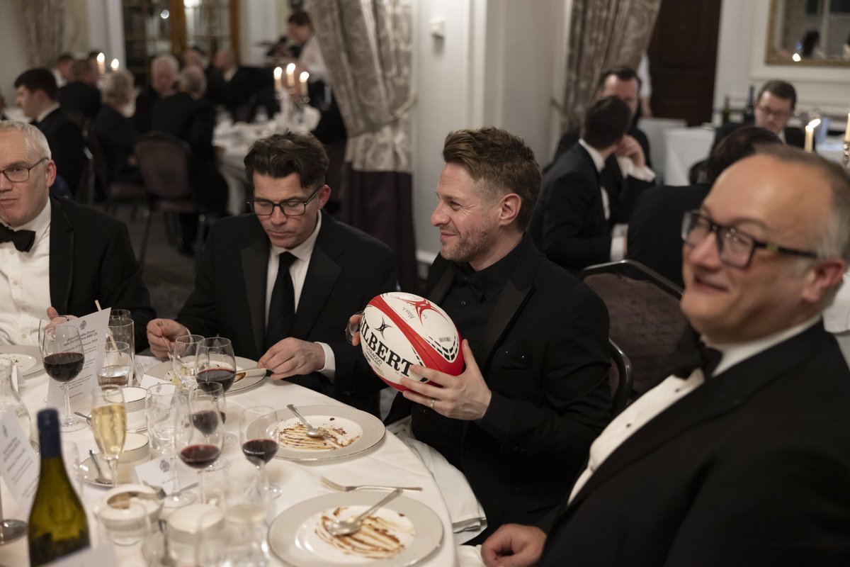 Rugby Union legend, Phil Vickery MBE DL, delighted members and their guests at the Club’s Annual Rugby Dinner with sporting anecdotes from his professional career. Phil was capped an impresssive 73 times and was a member of England’s World Cup winning squad in 2003.