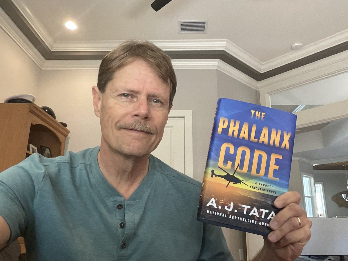 Big day today for @ajtata with the release of The Phalanx Code! Look forward to digging in, my friend! Ajtata.com
