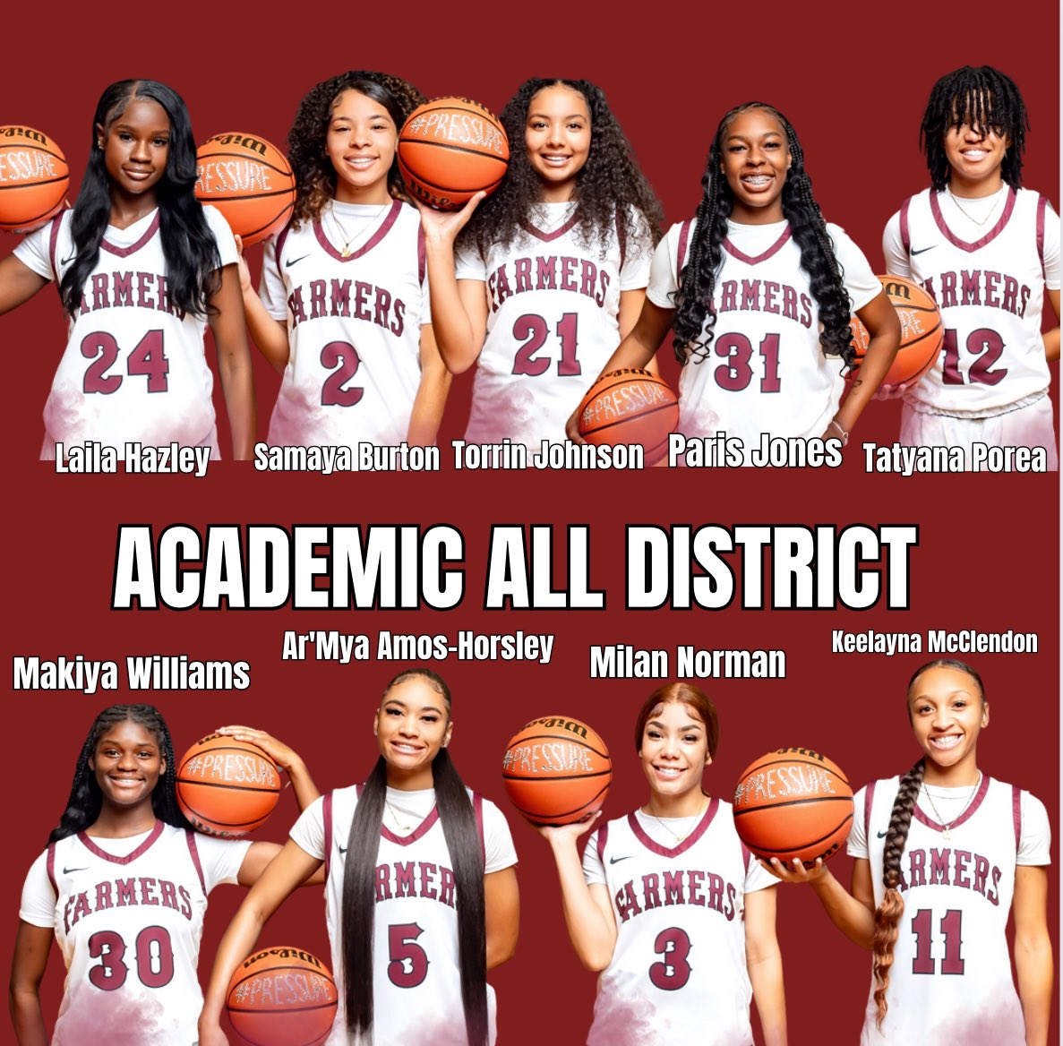 Congratulations to our players on the Academic All-District Team 🔥 #TheLewPressure