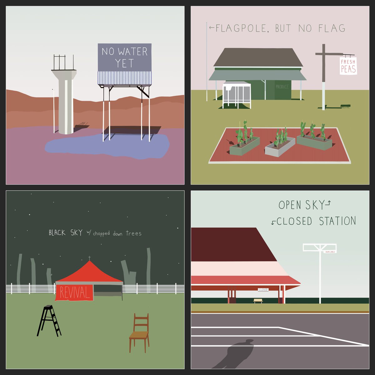 The full set of Roadside Portraits is open for minting for one week (February 27 – March 5). In the coming days, I will highlight each piece in the series individually and reveal more details about my inspiration and process.