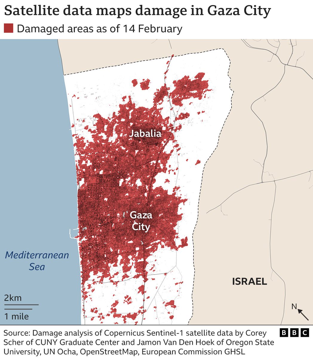 It’s been nearly five months since the conflict began in Gaza, and today our team is focusing on the people, and how their daily lives have changed.

See below the visuals created to help contextualise these struggles

bbc.co.uk/news/live/worl…