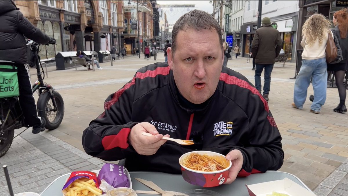 His palms are sweaty, knees weak, arms are heavy
There's vomit on his sweater already...