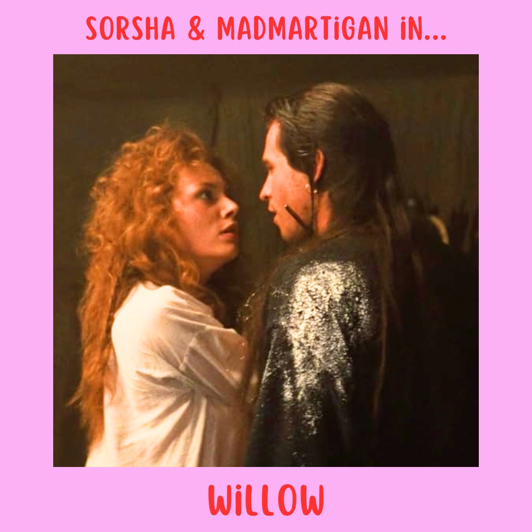 Sorsha & Madmartigan from Willow (1988) are next on our list of the best 'opposites attract' couples in '80s movies! 💘

#80smovies #monthoflove #oppositesattract #willow #80sfilms