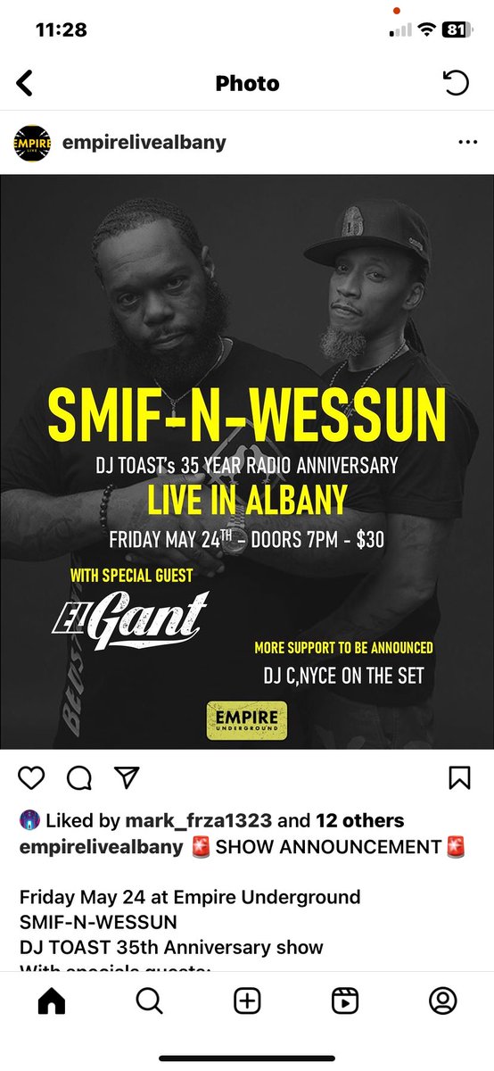 <a href="/DuckDownMusic/">Duck Down Music Inc.</a> <a href="/Smifnwessun/">Smif-N-Wessun</a> <a href="/ElGant/">El Gant</a> 🔥🔥🔥
😳😳😳😳 my Hometown!! 🫡🫡🫡🫡🫡🫡