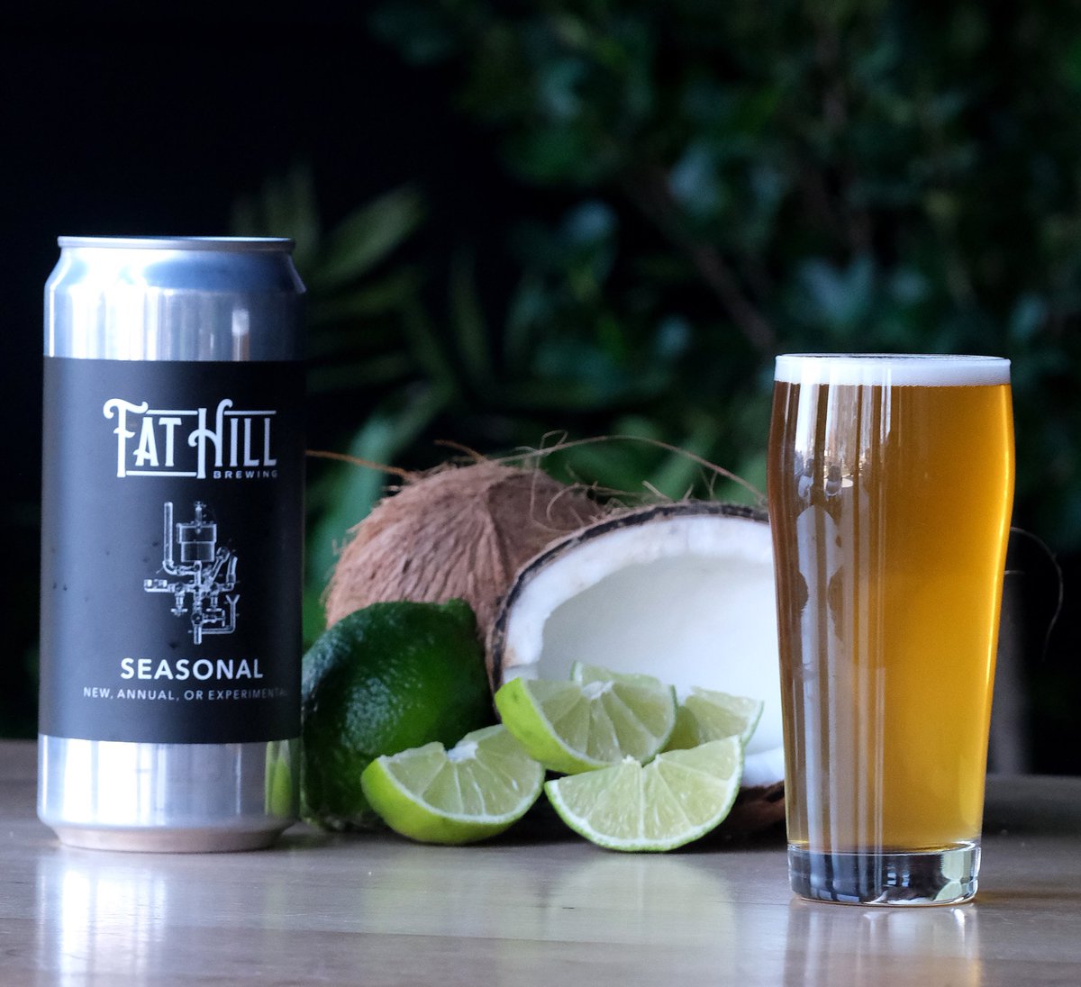New on tap today is the Coconut Lime Sour! Big, jaunty, and punctual flavors line up just right to magically transform 16oz of liquid into a few minutes of tropical paradise. (4.0 % abv - 18 ibu)