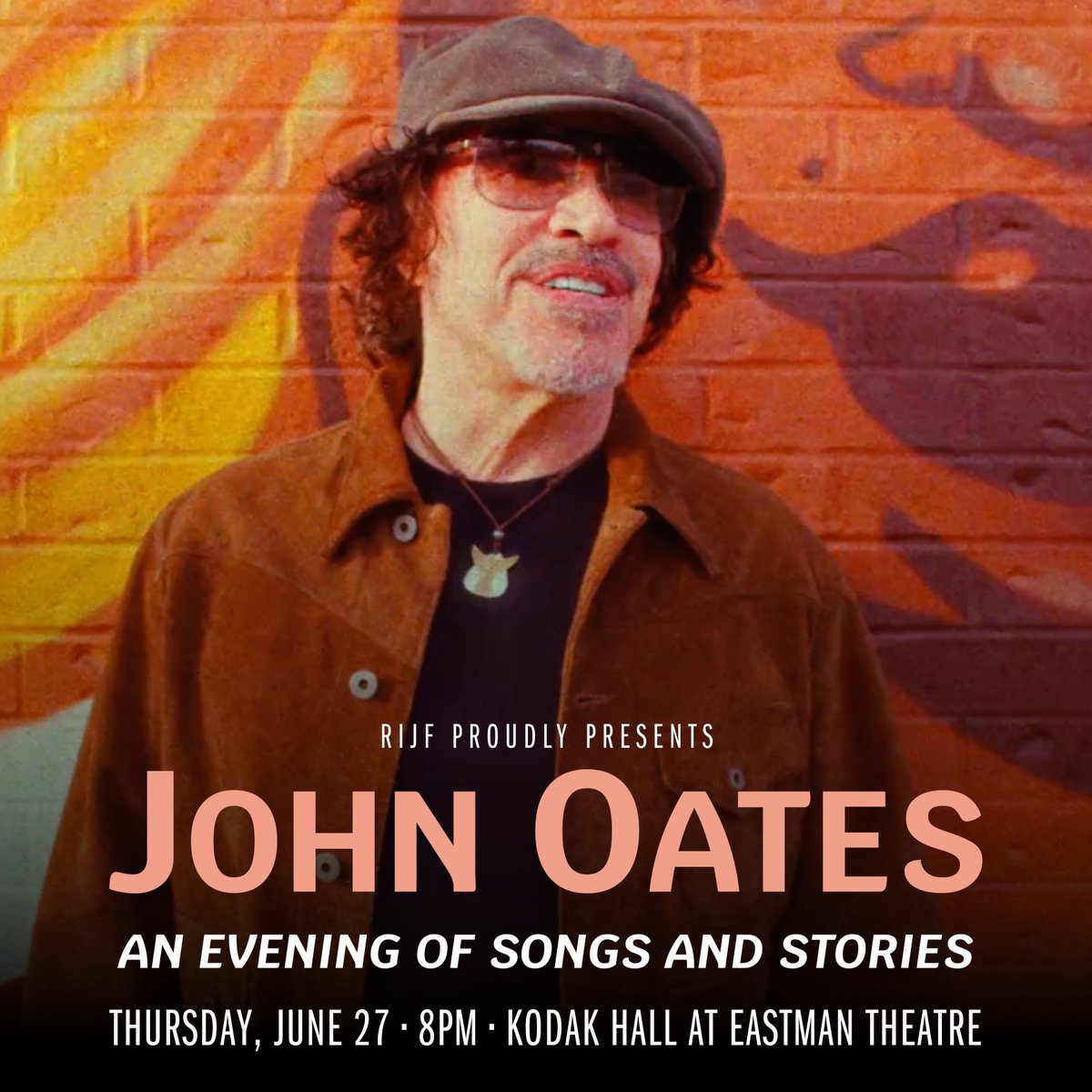 HEADLINER ANNOUNCEMENT! Don't miss John Oates - An Evening of Songs & Stories headlining at our 21st Edition Festival on Thursday June 27 at 8PM at Kodak Hall at Eastman Theatre. Tickets go on sale this Friday, March 1, at 10AM only at RochesterJazz.com. @JohnOates