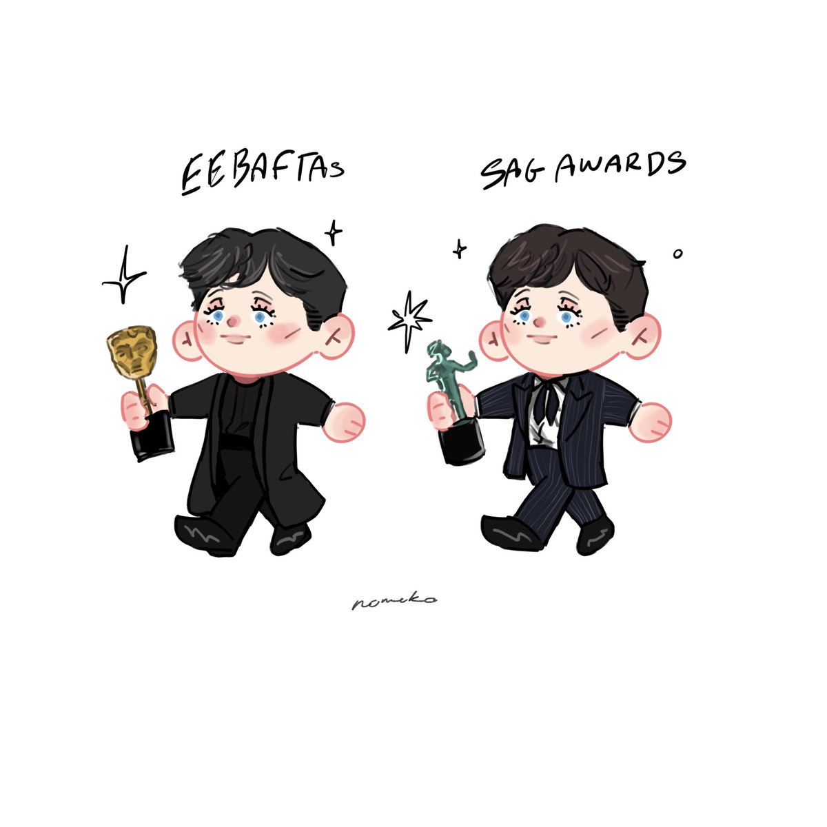 eebaftas & sag award ! ✨