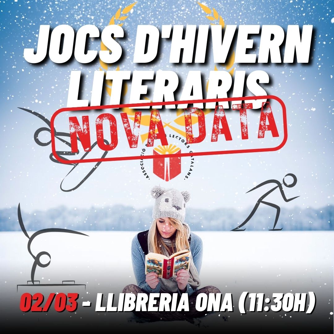 Aquest dissabte organitzem els Jocs d'hivern literaris de l'Associació de Joves Lectors Catalans (<a href="/somAJLC/">Associació de Joves Lectors Catalans</a>) a <a href="/OnaLlibres/">Ona Llibres</a>. Us ho perdreu? 😍

Inscripció gratuïta aquí: forms.gle/dJwnnJB7LcsQRK…