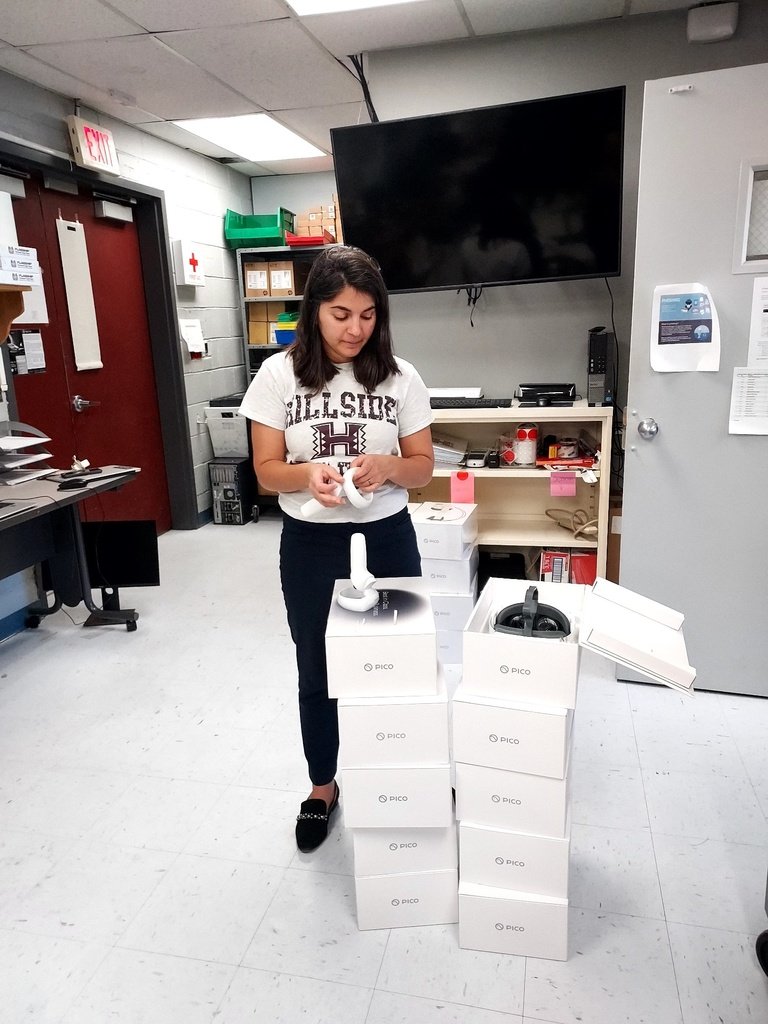 hillsidenjps's tweet image. We are excited to announce that virtual reality headsets have been deployed in our middle schools to support math learning. Shout out to the collaboration by our Technology and Curriculum and Instruction offices! #vr #prismsvr #spatiallearning #realworld