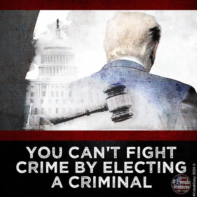 He is supported by almost every prominent Republican who has made an endorsement this year, including scads of governors, senators, & House members, so it's time to admit, GOP, that you are not the party tough on crime. You don't believe in Democracy either. #FRESH #DemVoice1