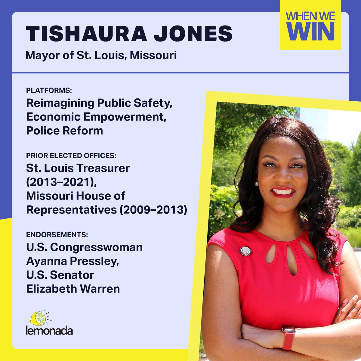 Meet Tishaura Jones (@saintlouismayor). She is the Mayor of St. Louis, Missouri (@STLCityGov).  In 2017, she wrote an open letter to her local paper, The Saint Louis Post-Dispatch, where she called out their coverage of her and declined to interview for their endorsement. In…