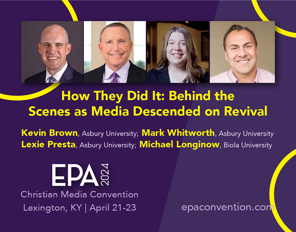 Learn how Asbury University scrambled a team of leaders to meet and manage the masses of journalists who flocked to tiny Wilmore, Kentucky, for the Asbury Outpouring. Learn more at epaconvention.com. #LonginowM #AsburyU