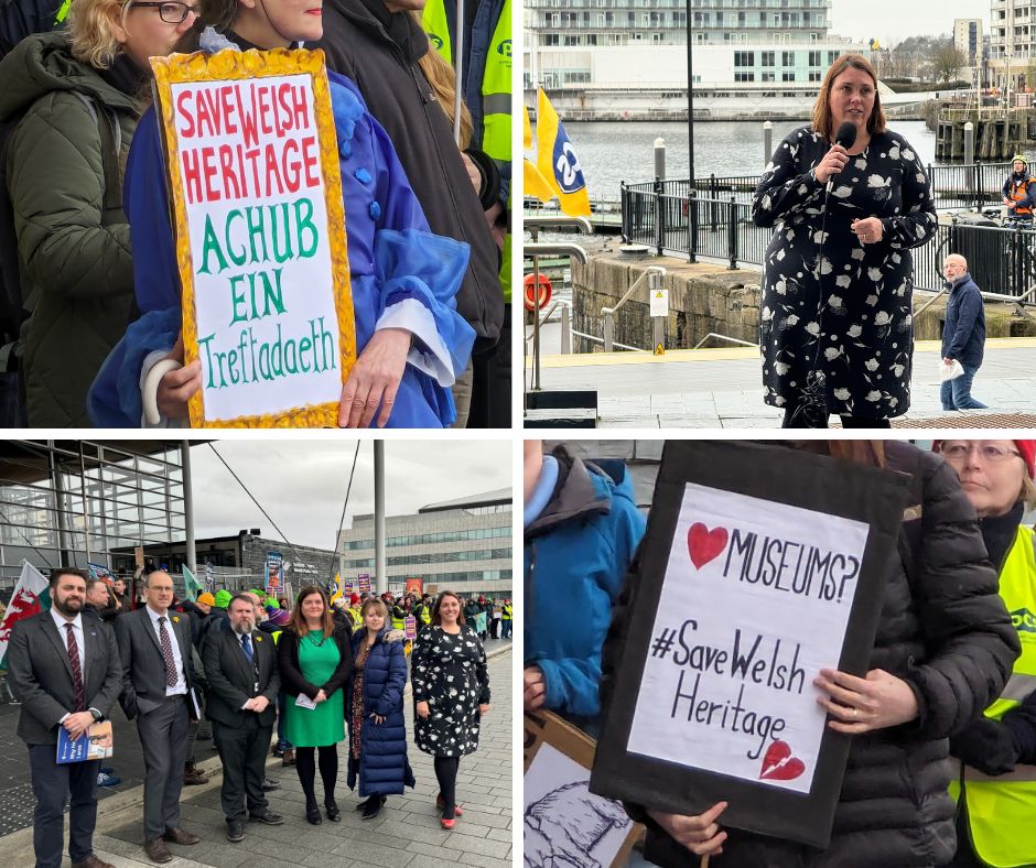 📚Our national collections are at risk, and our cultural, arts and heritage sectors are in crisis. The Welsh Government must do more to protect our historical and cultural legacy.

I’m proud to support our unions against these devestating cuts.  #SaveWelshHeritatge