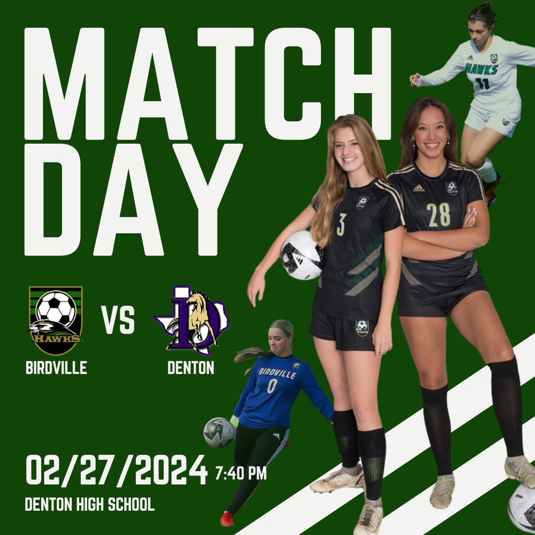 Birdville_LHS's tweet photo. ‼️ MATCH DAY ‼️ 

#GoHawks #PlayForTheShield #WhyNotUs 

@BirdvilleISD @Birdville_High @HawkNationGirls @Gosset41 @LethalSoccer @DFW_Girls_HS_VS https://t.co/XiwNbJ50E7