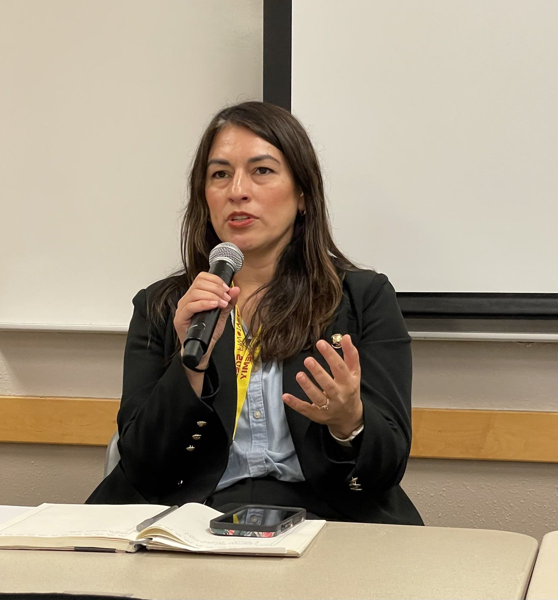 “The Latino community has been disproportionately hurt by the housing shortage.” - <a href="/NoerenaLimon/">Noerena Limón</a> of <a href="/CasitaCoalition/">Casita Coalition</a> #yimbytown2024