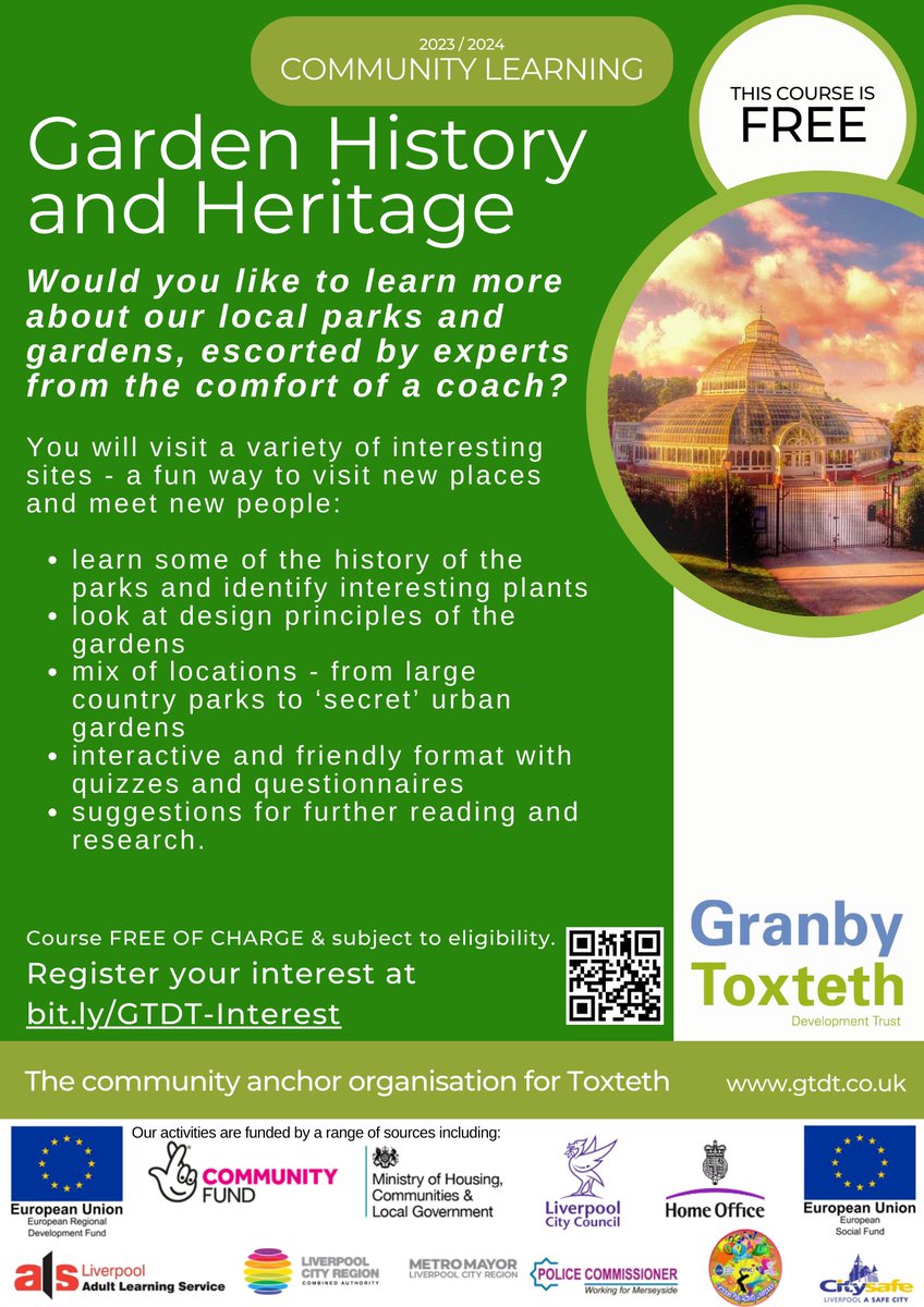 Second stop of our Garden Heritage course was Ness Gardens on the Dee Estuary. A wonderful setting for spring blooms. We're very proud of our guide Mike who started his horticulture journey with GTDT &amp; does a super job of sharing his knowledge with others. bit.ly/GTDT-Interest