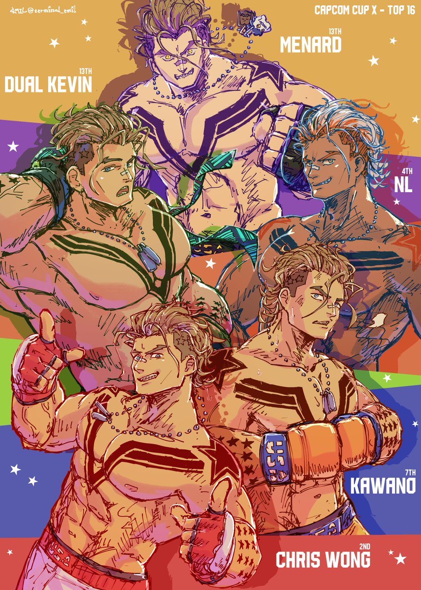 Luke Sullivan x5!!!!!

#StreetFighter6 #CapcomCupX #格ゲーキャラ描こうぜ