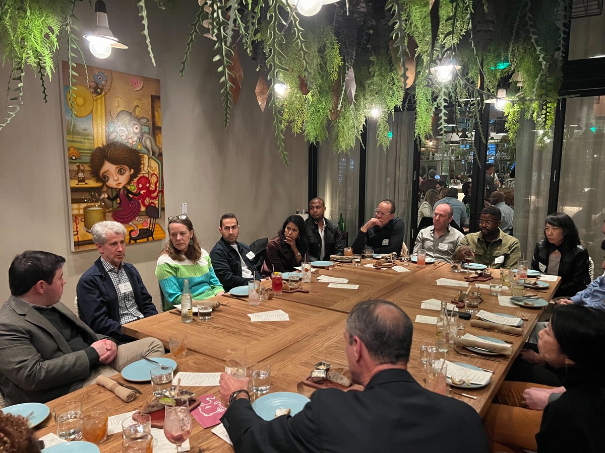 A wonderful dinner at #ViVE2024 with diverse group of folks representing all parts of healthcare coming together to discuss AI's growing impact on this sector. Super fun co-hosting w/ <a href="/rpmoss/">Rick Moss</a> &amp; <a href="/BetterVentures/">Better Ventures</a>.