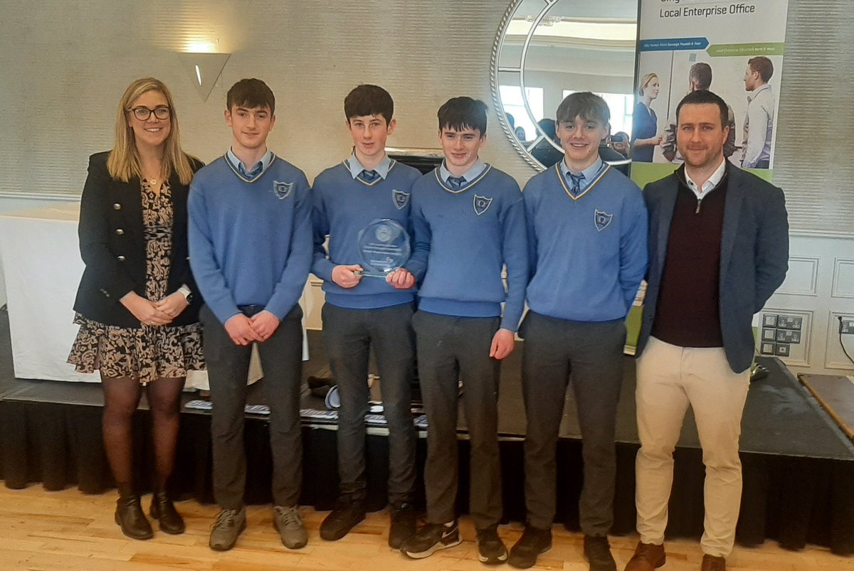 KinsaleTY's tweet photo. CONGRATULATIONS to DJS ENGINEERING @KinsaleComSch who were the overall winners today @StudentEntProg #studententerprise @LEOCorkNW who have designed, manufactured &amp; marketed a niche product for the agricultural sector. The future is bright!!! Best of luck in the final. https://t.co/dbfPJXAzlT