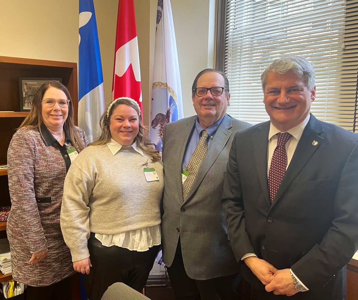 Spent time this morning with <a href="/gerarddeltell/">Gérard Deltell</a>, Shadow Minister for Environment &amp; Climate Change. A big merci to MP Deltell for the discussion on sustainability, the importance of ensuring policies &amp; programs are focused on practical solutions, and the immense role of technology.