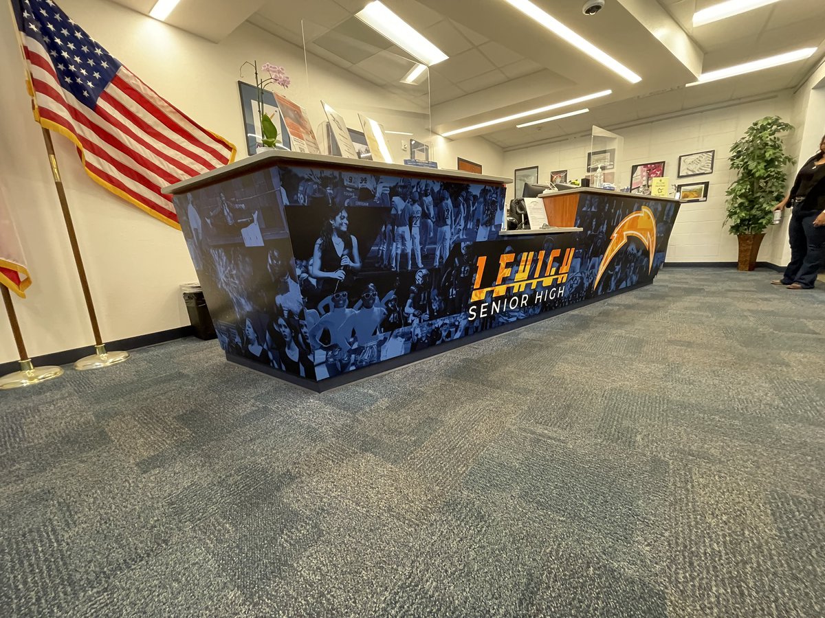 SlapEmUp's tweet image. Lehigh High School Desk Wraps