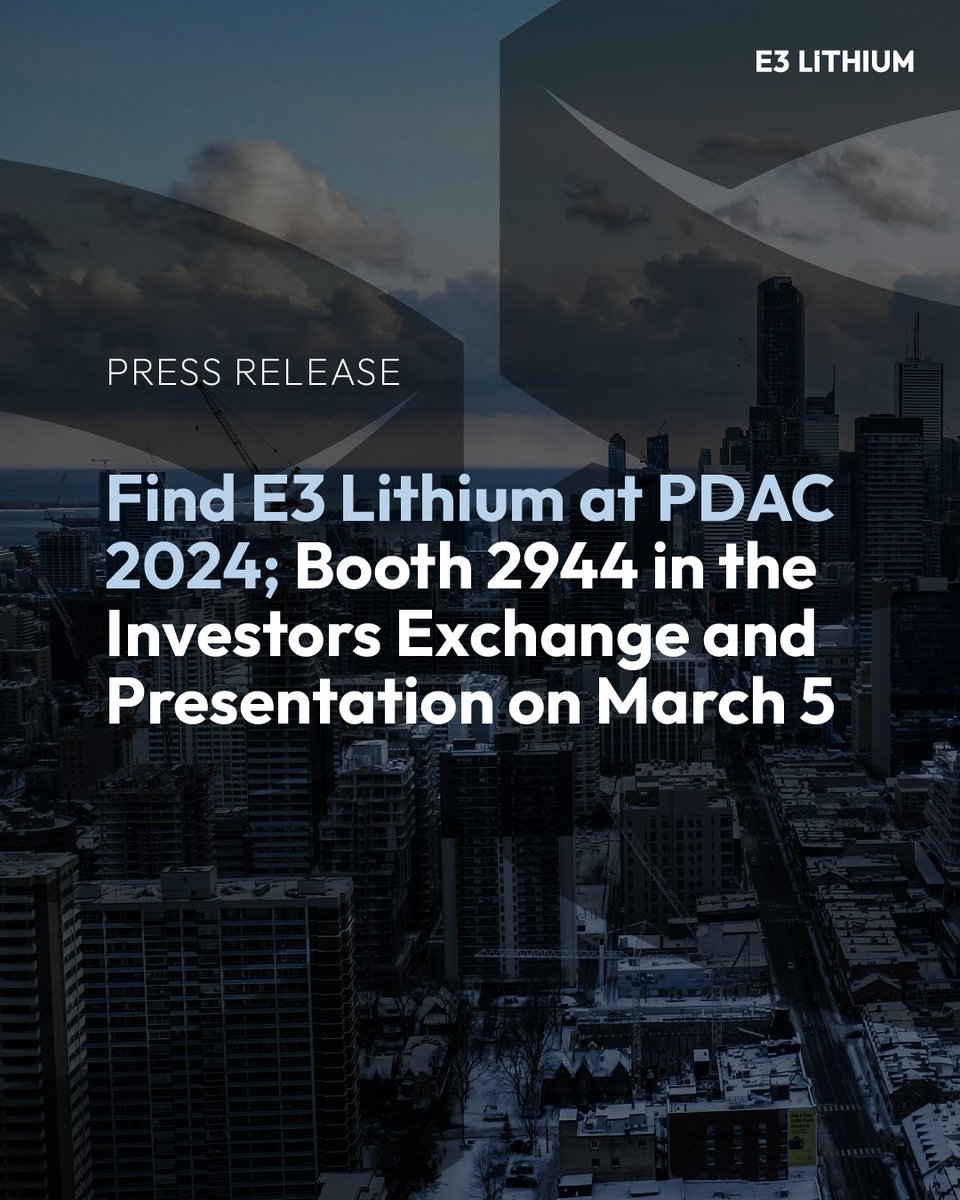 E3 Lithium tweet media