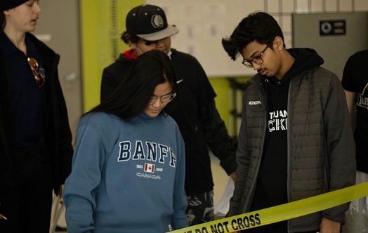 scott_academy's tweet image. Our Grade 10’s completed a crime scene investigation of King Duncan’s death. They needed to investigate the scene, gather evidence and write their police reports in ELA 10