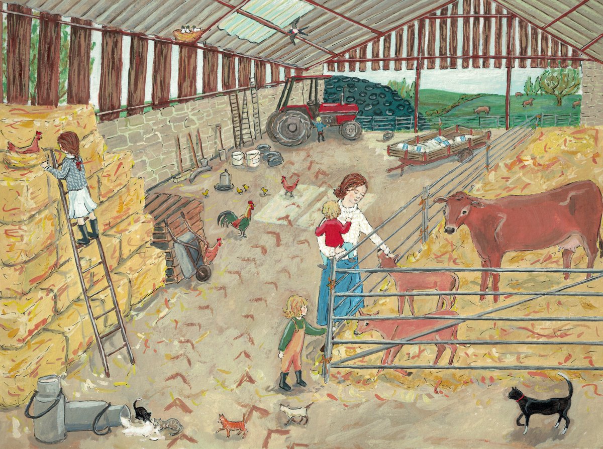 An experience I wish could be part of every childhood

#gouache #illustration #painting #ruralchildhood #countrychildhood #farmsforcitychildren