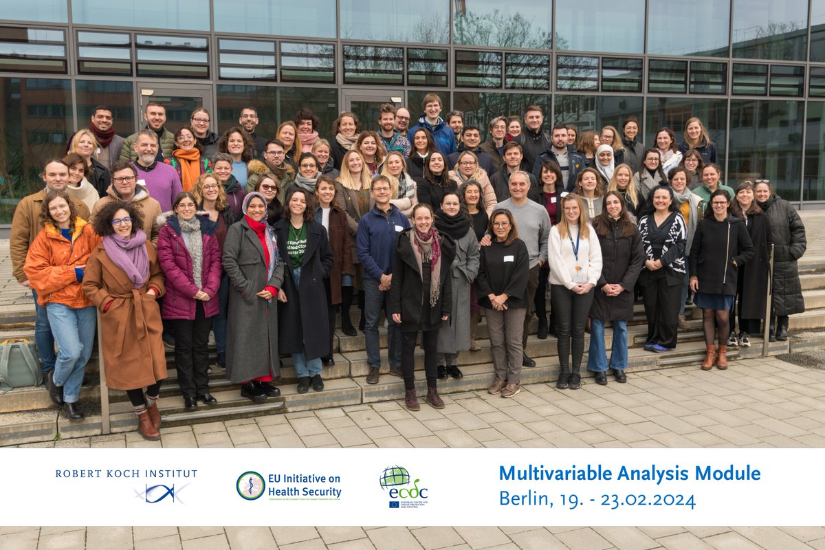 The Multivariable Analysis Module at the Robert Koch Institute is now over🎉 Fellows deepened their understanding of regression models and improved their analytical skills. Read more here: bit.ly/3UQxqnS #ECDCFellowships