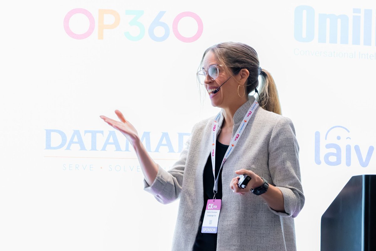 Unforgettable moments at CX Exchange USA! Our CEO Heather Shoemaker inspires the audience with insights on harnessing AI for human-centered experiences ✨.

#CXExchange #AI #Innovation #multilingual