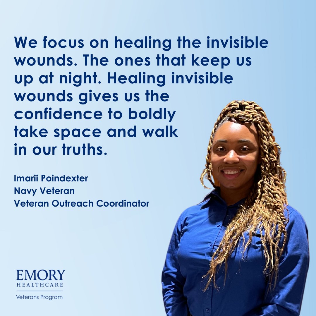 Treatment works and it's possible to transform your life from invisible wounds such ast PTSD. Learn more about how we heal invisible wounds: brnw.ch/21wHn2a #EmoryVeterans #HealingInvisibleWounds