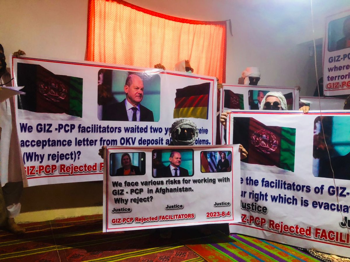 MohammadNaserZ4's tweet photo. @AuswaertigesAmt @ABaerbock @UN_HRC #GIZPCP project was the only project of 🇩🇪 which dozens of employees are have been killed by the Taliban during the job &amp; after the fall of the Afghanistan to Talibans.
All staff of other projects evacuated to 🇩🇪 but #GIZPCP are still under serious threat.
@UN_HRC @UNmigration https://t.co/YyCVlvxaW3