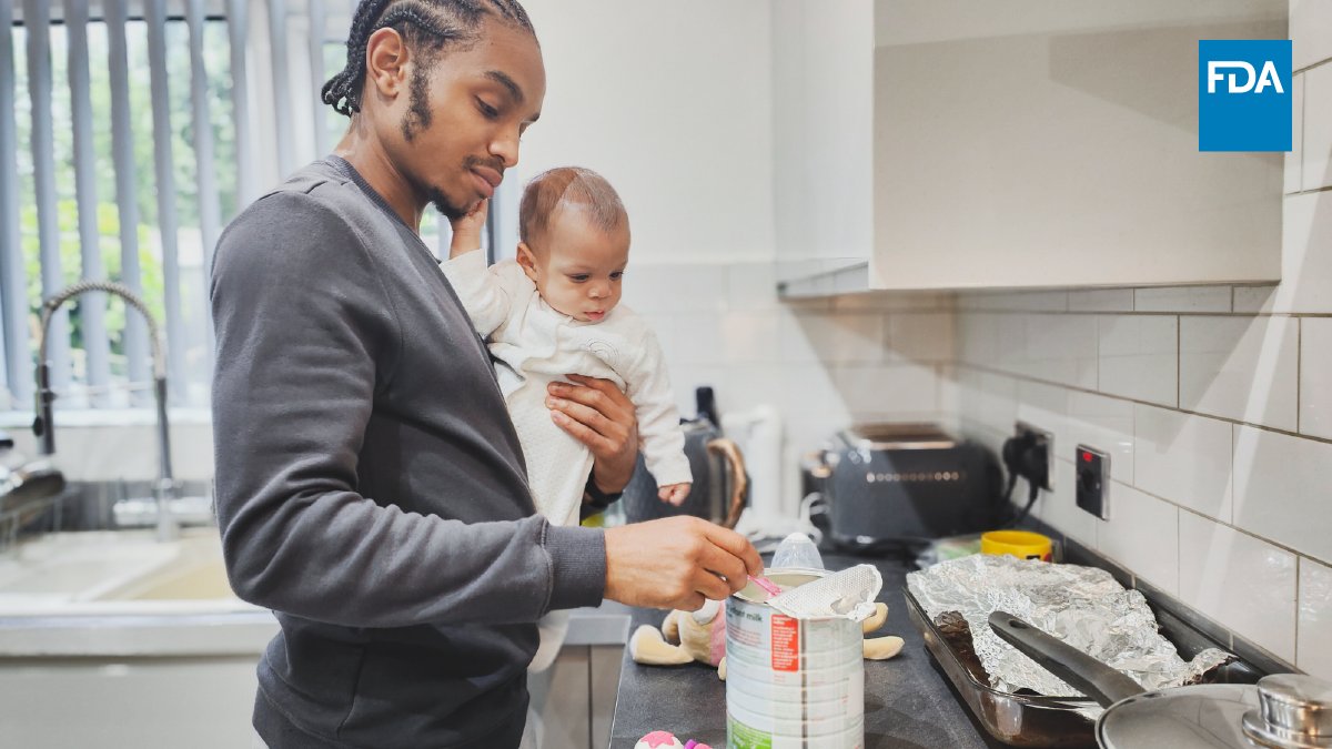 FDAfood's tweet image. Formula 🍼feeding tip: Don&apos;t guess, follow the label! 
Use the exact water amount specified. Too little can lead to dehydration, while too much may impact nutrition and growth if fed long-term. #InfantFormula
fda.gov/food/buy-store…