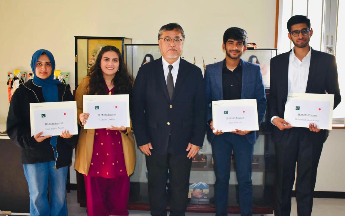 The_Nation's tweet image. Pakistani students to visit Japan under the JENESYS Program
nation.com.pk/27-Feb-2024/pa…
#JENESYS