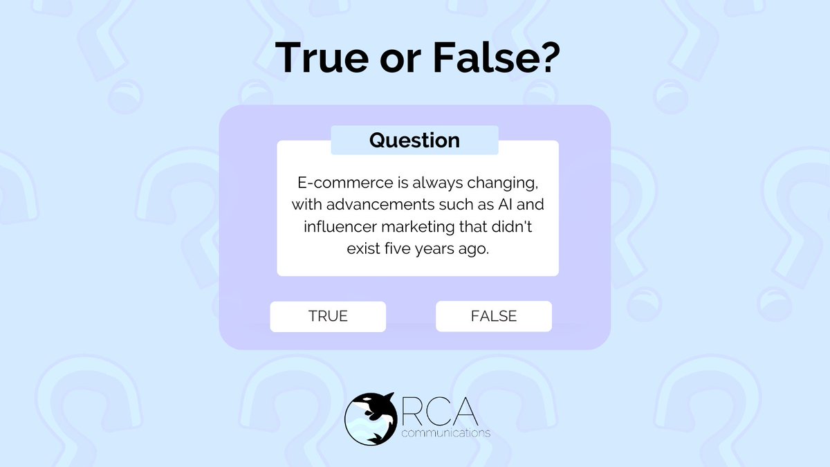 orcacomm's tweet image. True! #Ecommerce is fast-paced, with new tactics to advertise companies emerging every year. This means you have to be adaptive and #quicklearning to keep up with the industry and stay on #trend.
