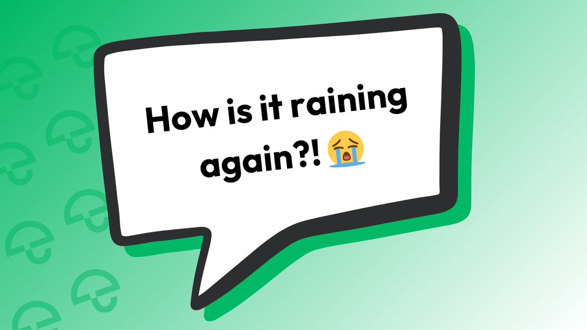 Said No-one EVER at Branded-Brolly HQ...

We love rain.