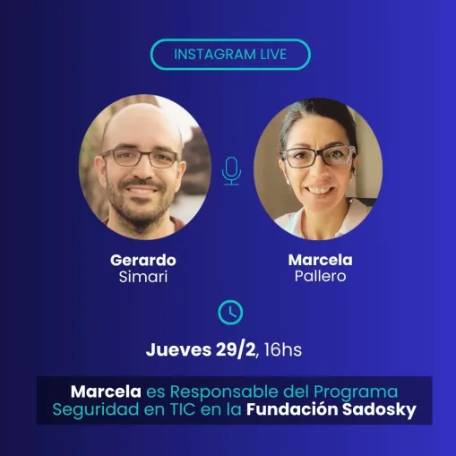 📅 ¡Agendate! Este JUEVES 29/2 a las 16hs ART, estaré conversando con <a href="/Marce_I_P/">Marcela Pallero 🇦🇷💚🧡✊🏿☮️</a>  en vivo por Instagram (diplo.ciber.uns) sobre #ciberseguridad e #InteligenciaArtificial

¡Los esperamos con sus preguntas sobre estos temas y la nueva Diplomatura de la UNS!

<a href="/UNSDCIC/">DCIC-UNS</a> <a href="/UNS_oficial/">Universidad Nacional del Sur</a>
