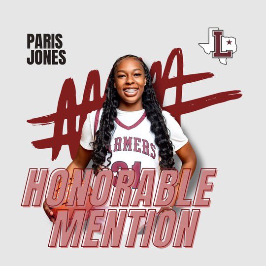 S/O to Paris Jones on All-District Honorable Mention! 🔥 #TheLewPressure