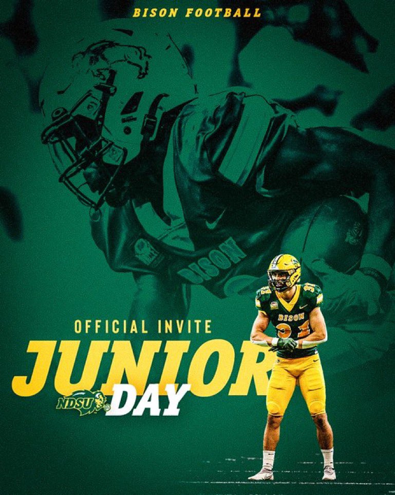 Thank you @JamoBrown_ @NDSUfootball @NDSUFBRecruits for the Junior day invite🦬🤘